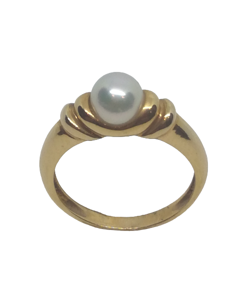 Bague en or, perle de culture shop