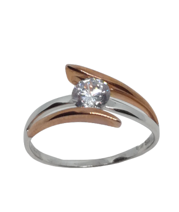 Bague en or, oxyde de zirconium acheter en ligne