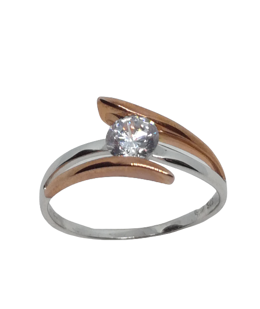 Bague en or, oxyde de zirconium acheter en ligne