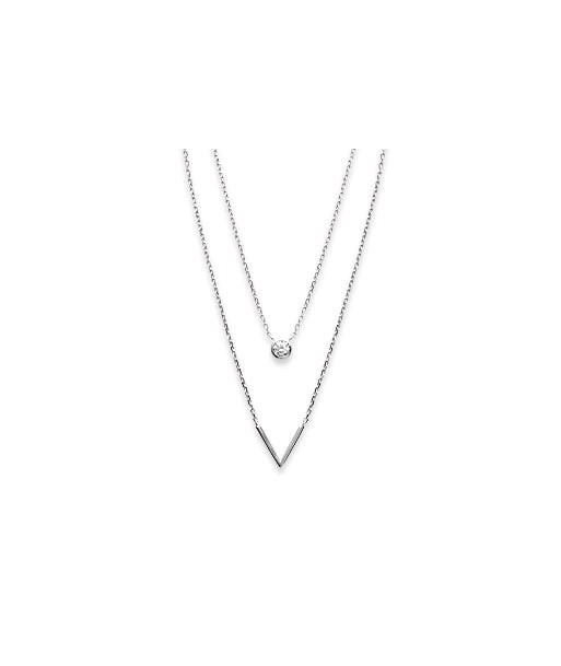 Collier en argent , oxydes pas chere