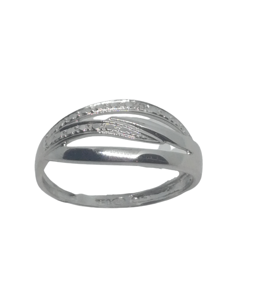 Bague en or gris, diamant Venez acheter