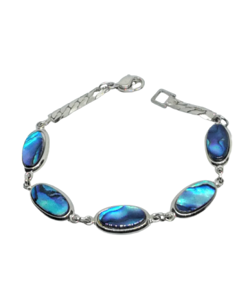 Bracelet plaqué palladium, nacre pas chere