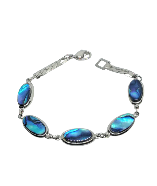 Bracelet plaqué palladium, nacre pas chere