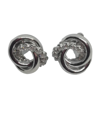 Boucles d'oreilles en or, oxyde de zirconium Comparez et commandez 