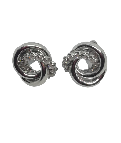 Boucles d'oreilles en or, oxyde de zirconium Comparez et commandez 