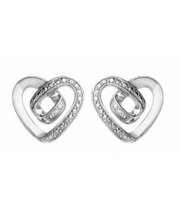 Boucles d'oreilles en argent , oxydes est présent 