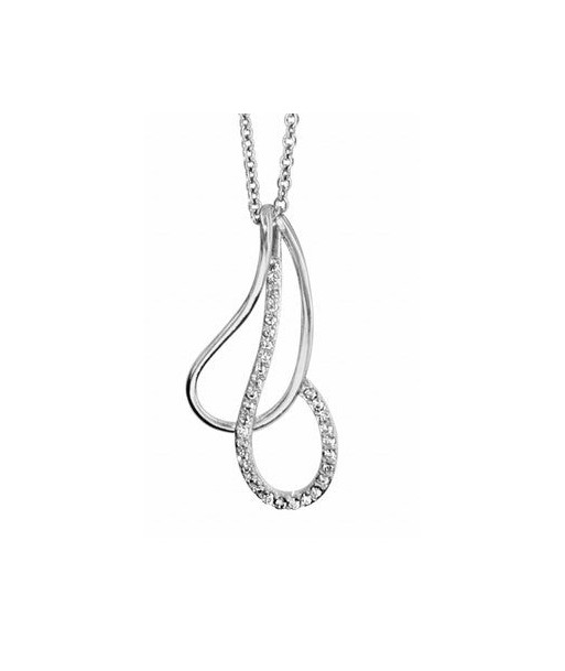 Collier en argent , oxydes soldes