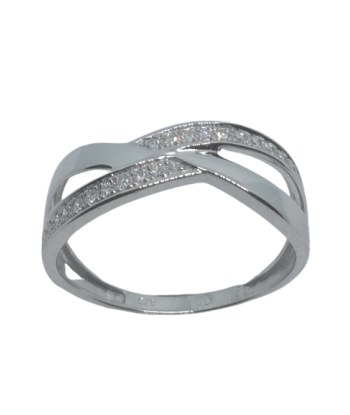 Bague en or gris, diamant acheter en ligne