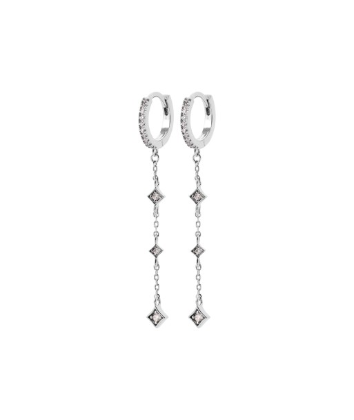 Boucles d'oreilles pendantes Lauriane en argent france