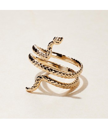 Bague Serpent en plaqué or Dans la société mordern