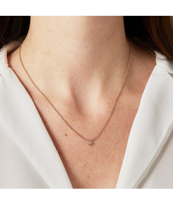 Collier Etoile sertie d'oxyde de zirconium en plaqué or Les magasins à Paris et en Île-de-France