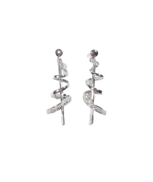 Boucles d'oreilles en or, diamant des créatures d'habitude