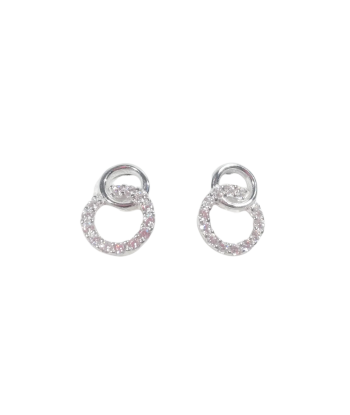 Boucles d'oreilles en or oxyde de zirconium Livraison rapide