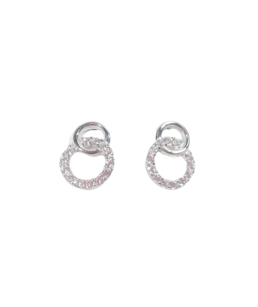 Boucles d'oreilles en or oxyde de zirconium Livraison rapide