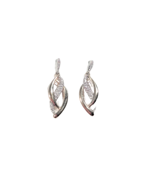 Boucles d'oreilles en or oxyde de zirconium de France