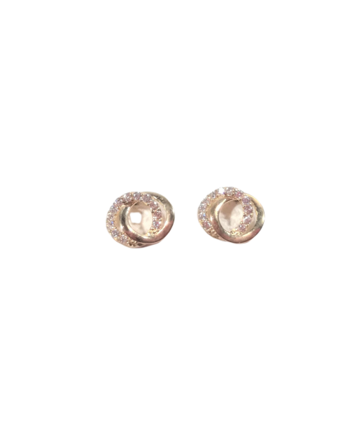 Boucles d'oreilles en or oxyde de zirconium Venez acheter