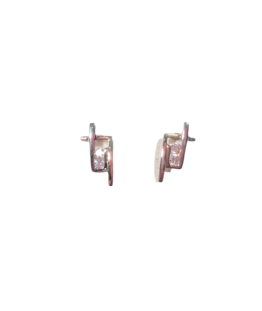 Boucles d'oreilles en or oxyde de zirconium Par le système avancé 