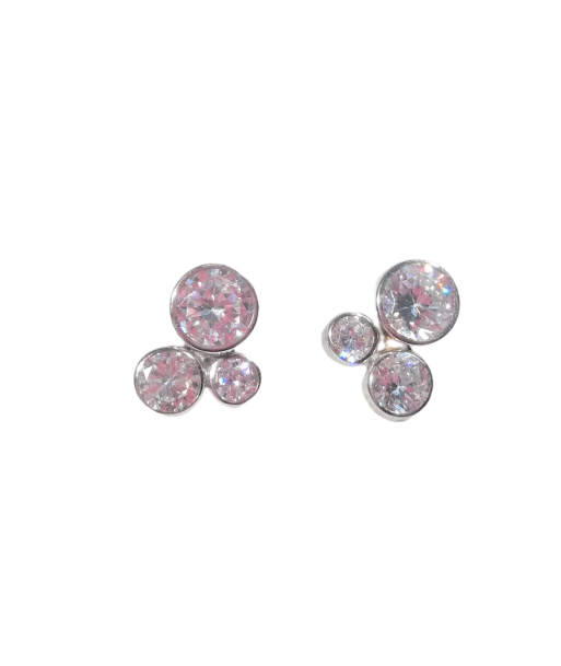 Boucles d'oreilles en or, oxyde de zirconium Comparez plus de prix