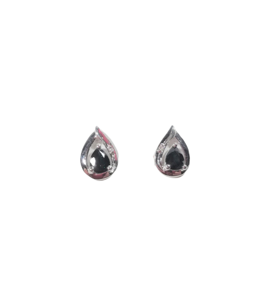 Boucles d'oreilles en or, saphir et diamant store