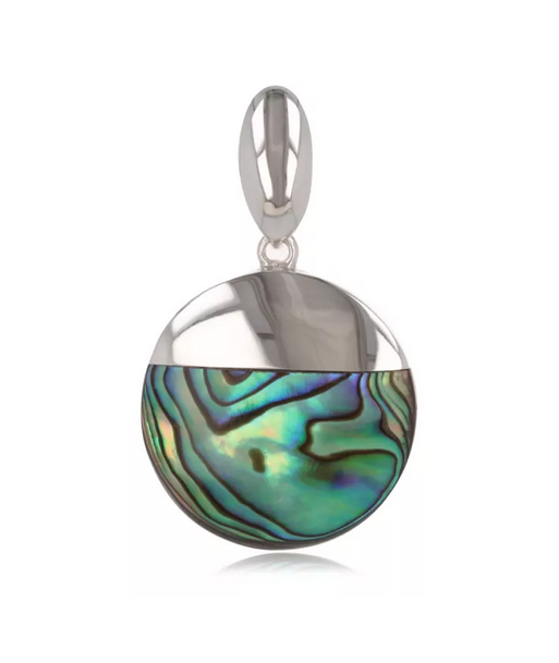 Pendentif en argent, nacre d'abalone en ligne des produits 