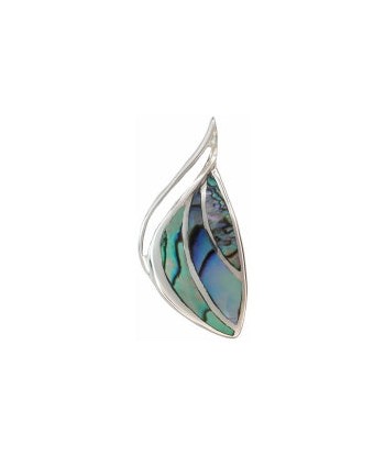 Pendentif en argent, nacre d'abalone les ligaments