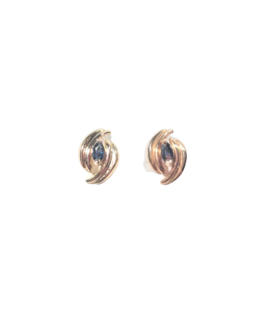 Boucles d'oreilles en or, saphir 50-70% off 