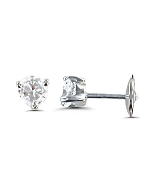 Boucles d'oreilles or, diamant de pas cher