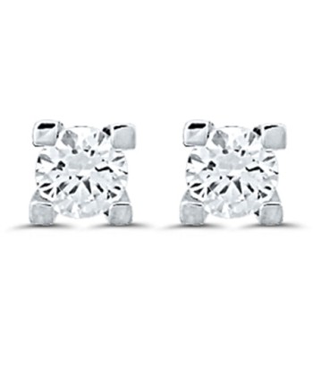 Boucles d'oreilles or, diamant du meilleur 