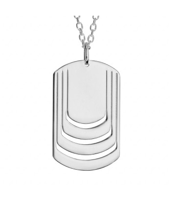 Collier en argent à personnaliser s'inspire de l'anatomie humaine