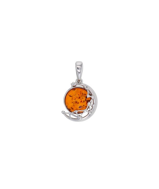 Pendentif en argent et ambre en stock