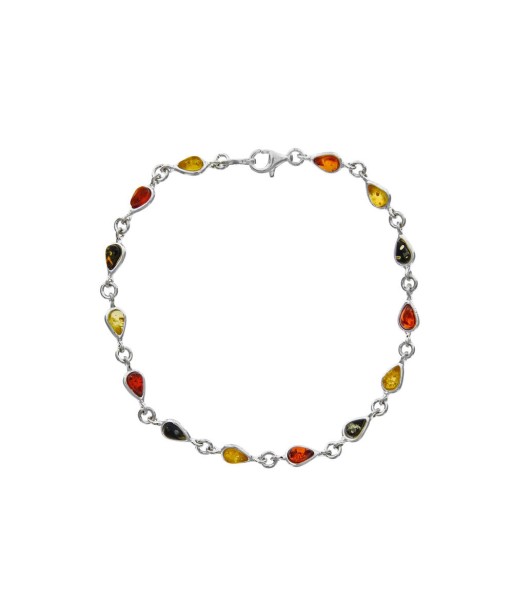 Bracelet en argent et ambre sur le site 