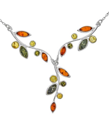 Collier en argent et ambre en ligne des produits 