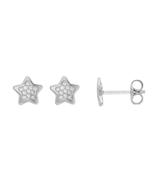 Boucles d'oreilles or, oxyde de zirconium Fin de série